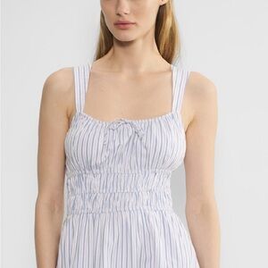 Aritzia Martine Poplin Midi Dress